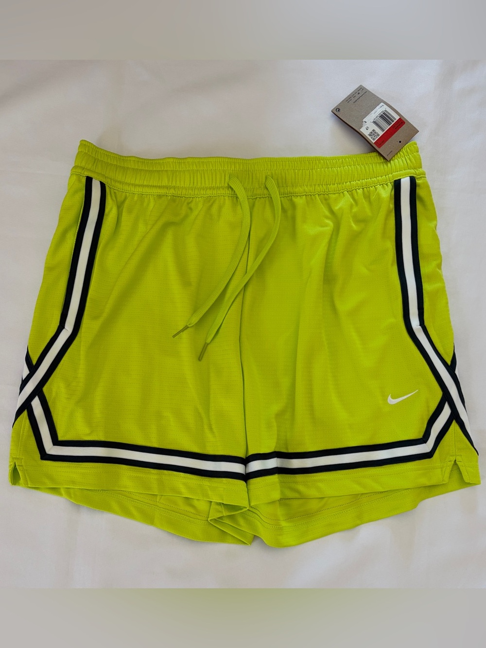Nike Women's Size L Dri-FIT 5" Shorts Running Exercise Sports Basketball
